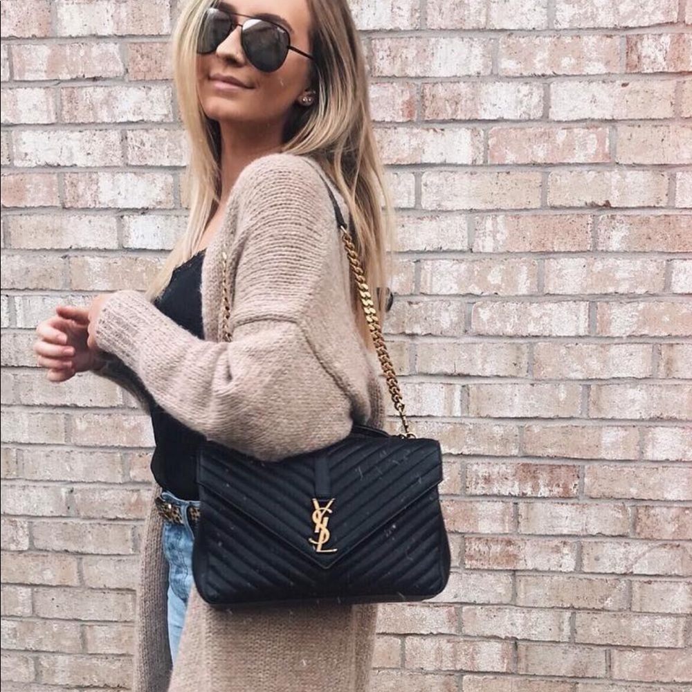 YSL Saint Laurent - Large College Shoulder Bag - Picture 15 of 16